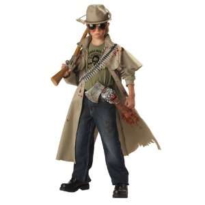 Lets Party By California Costumes Zombie Hunter Child Costume / Brown 