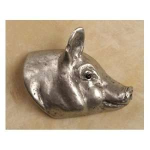  Anne At Home Cabinet Hardware 812 Pig Head Rt Knob Pewter 