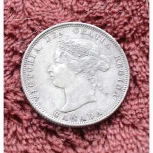  1872 Canadian 25 Cent Piece 