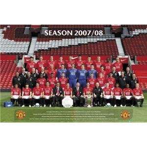 Manchester United 07/08 Team Poster