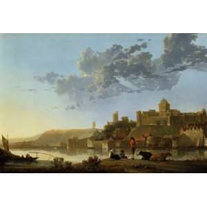  Reproduction   Aelbert Cuyp   24 x 16 inches   The Valkhof at Nijmegen