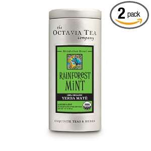 Octavia Tea Rainforest Mint (Organic Herbal Tea / Yerba Mate) Loose 