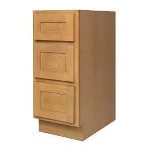 All Wood Cabinetry BD15 SHS 15 Inch Wide by 34 1/2 Inch High, Factory 