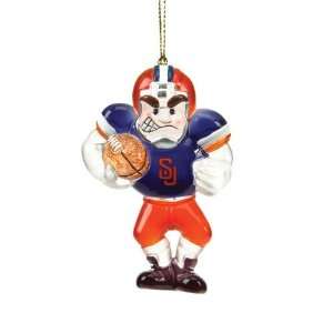  Syracuse Orangemen Ncaa Acrylic Football Player Ornament 