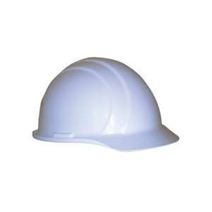 46317 00000 AOSafety LR50 Hard Hat, 4 pt Ratchet Suspension, White
