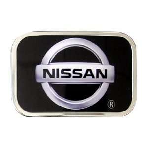  Original NISSAN Logo Belt Buckle Licensed chrome brushed 