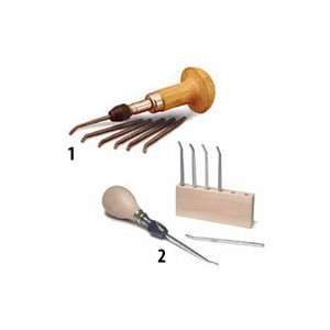  Millgrain tools with handle. 53.0210 