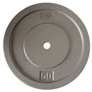 Cap Barbell Free Weights Gray Standard Plate (50 Pounds 
