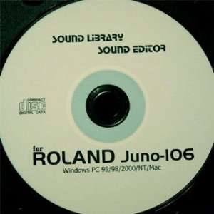  ROLAND JUNO 106 Sound Editor & Library 