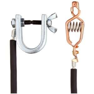 Justrite 08505 3 Long Insulated Ground Wire With C Clamp And Clip 