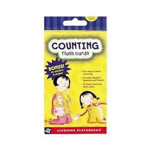  Learning Playground Flash Cards, Counting, Pack Of 55 