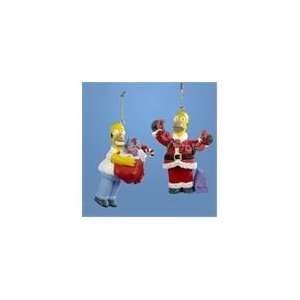   of 36 Homer Simpson Christmas Figure Ornaments 3.5