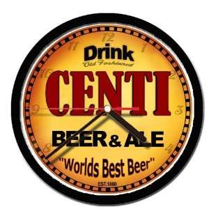  CENTI beer and ale cerveza wall clock 