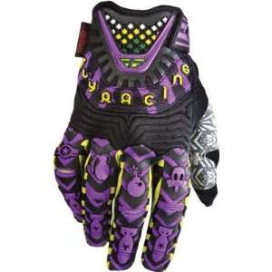   Evolution Motocross Gloves Purple/Black Medium M 365 11809 Automotive
