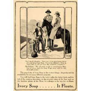 1910 Ad Ivory Soap Horse Colonel Foreman Health West   Original Print 