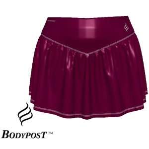   Tennis Skirt at Body Post, Size M, Color Deep Red 