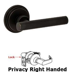  Right handed privacy south beach lever with stepped rose 