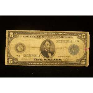 Federal Reserve Large Note 1914 Series Chicago