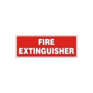  FIRE EXTINGUISHER Sign   5 x 14 .040 Aluminum