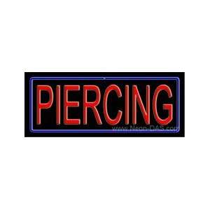  Piercing Neon Sign 13 x 32