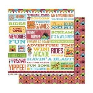  New   Loops & Scoops Glitter Double Sided Cardstock 12X12 