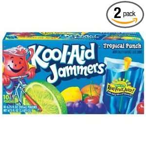 Kool Aid Tropical Punch Jammers 10 Grocery & Gourmet Food