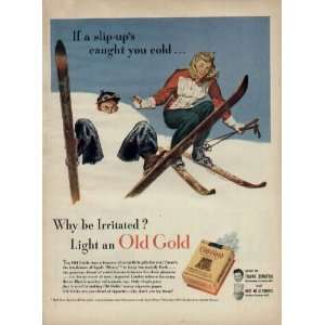 If a slip ups caught you cold  by Clark Agnew.  1946 OLD GOLD 