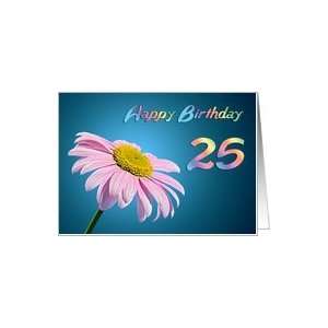    Beautiful Pink Daisy card for a 25 year old Card Toys & Games