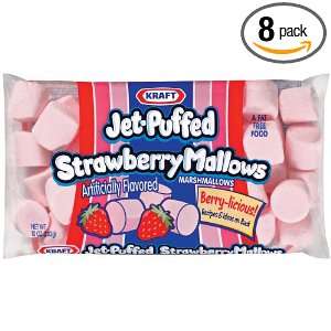 Jet Puffed Strawberry Mallows, 10 Ounce Grocery & Gourmet Food