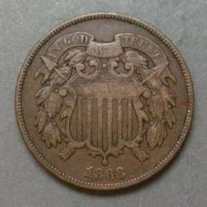  1868 TWO CENTS 