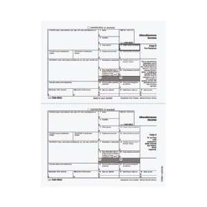  1099 MISC Laser Tax Forms, BULK 2000 SHEETS/PK, MW1233BULK 