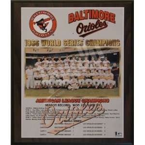   Orioles Major League Baseball World Series Championship 11x13 Plaque