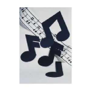  Musical Notes Silver Package of 12 Toys & Games