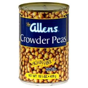  Allens, Bean Crowder Peas, 15.5 OZ (Pack of 12) Health 