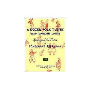  A Dozen Folk Tunes from Various Lands Book Sports 