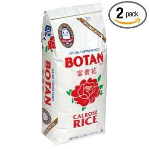 Botan Calrose Rice, 5 Pounds (Pack of 2)  Grocery 
