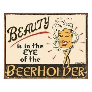  Beauty Beer Holder tin sign #1297 