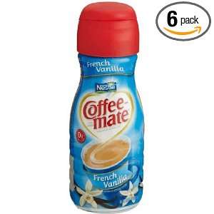 Coffeemate Liquid, French Vanilla, 16 Ounce (Pack of 6)  