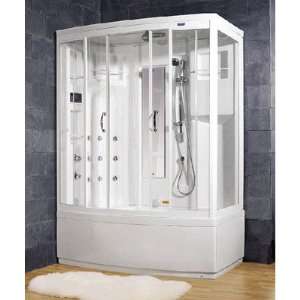   Steam Shower with Bath Tub Configuration Right Side