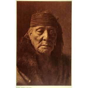  1972 Edward Curtis Arikara Indian Native American Print 