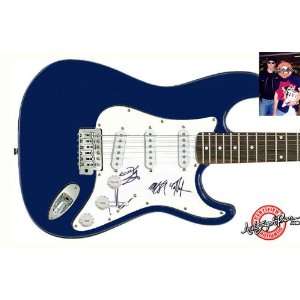  Queens of the Stone Age Autographed Signed Guitar & Proof 