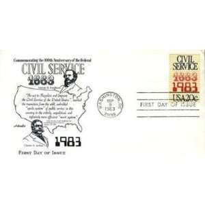  Civil Service 1983 First Day Of Issue Stamps Env 
