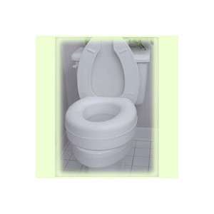   Plastic Toilet Seat Riser, White 522 1508 1900
