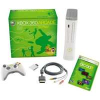 Xbox 360 Arcade bundle with included accessories