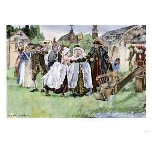   Public Humiliation, 1600s Premium Poster Print, 24x18