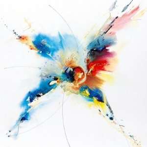  Flying Colours I by Hansjorg Furrer   11 3/4 x 11 3/4 