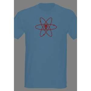  ATOMIC DEATH T shirt in Stone Blue 