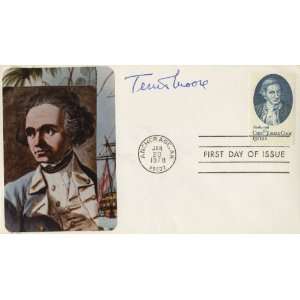  Terris Moore Autographed Commemorative Philatelic Cover 
