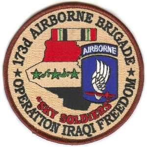  173rd Airborne Brigade Operation Iraqi Freedom Patch 