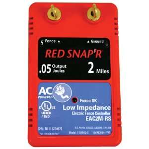  Red Snapr EAC2M RS 2 Mile AC Low Impedance Fence Charger 
